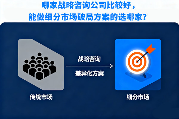 哪家戰(zhàn)略咨詢公司比較好，能做細分市場破局方案的選哪家？
